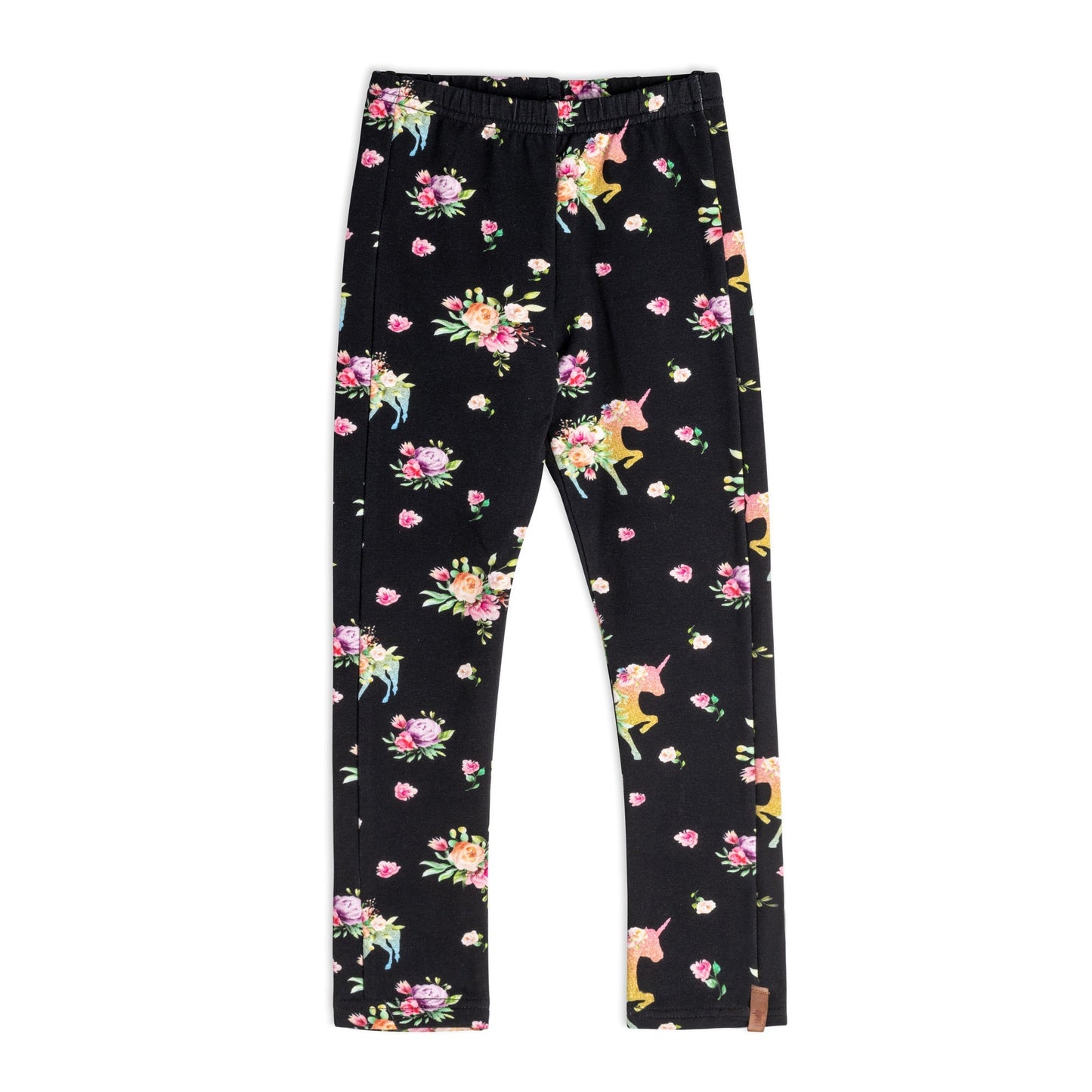 Legging With Side Insert Unicorn Print