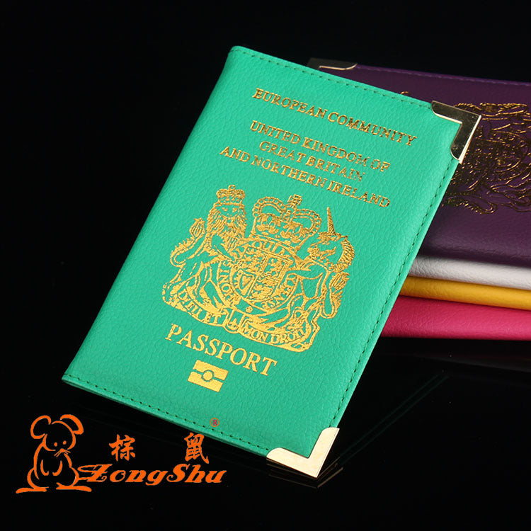 Passport Cover Case with Zipper