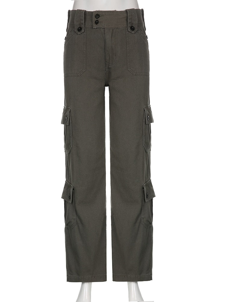 Low Rise Cargo Pants