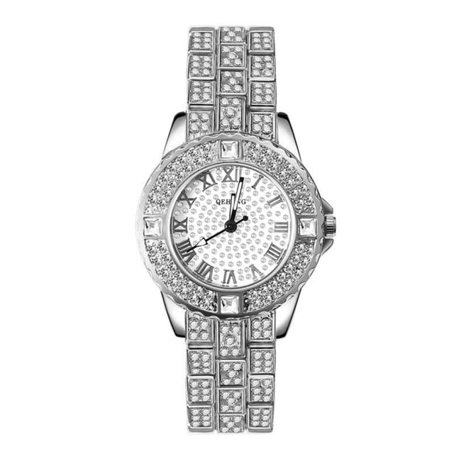 Crystal Watch and Bracelet Set