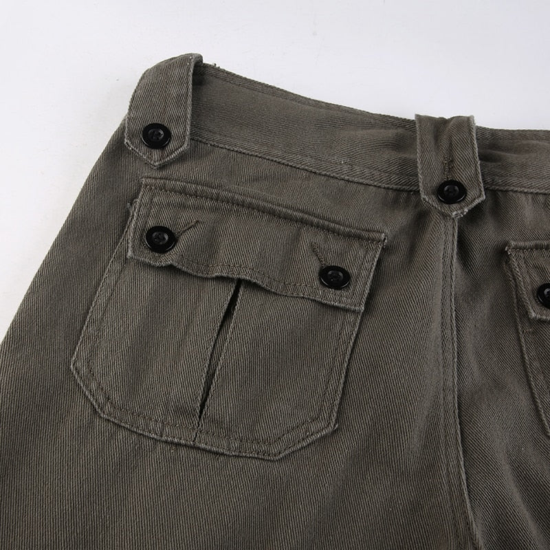 Low Rise Cargo Pants