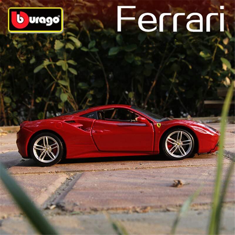 Ferrari 488 GTB Diecast Sports Car Model