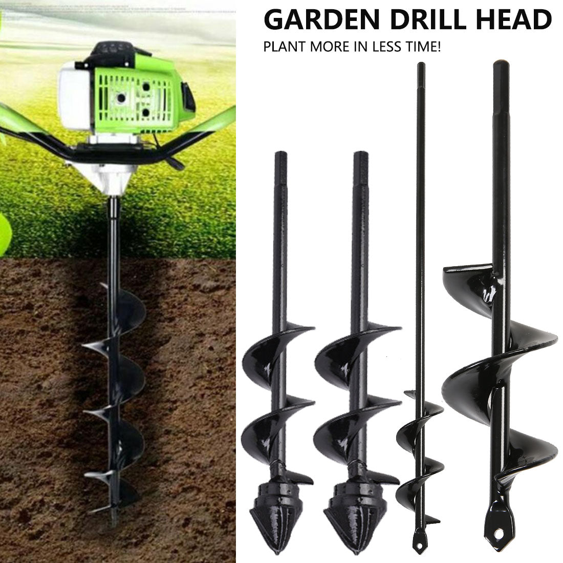 Cold Rolled Steel Blade Garden Drill Bit