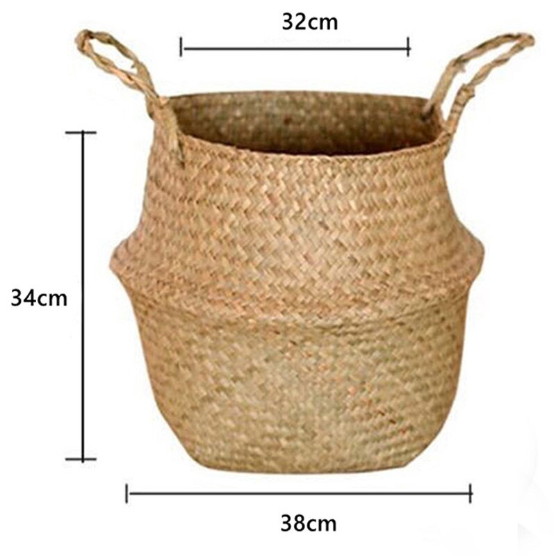 Wickerwork Handmade Seagrass Planter Basket