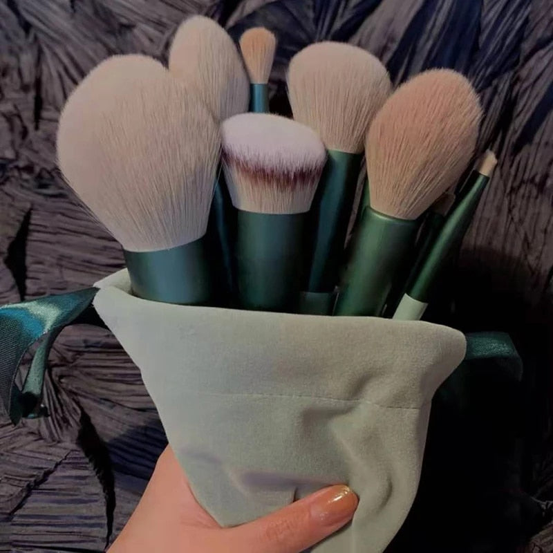 13Pc Makeup Brush Set