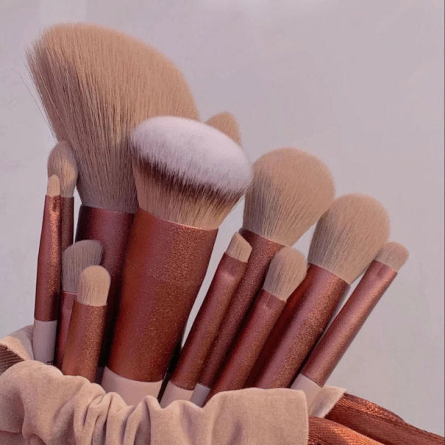 13Pc Makeup Brush Set