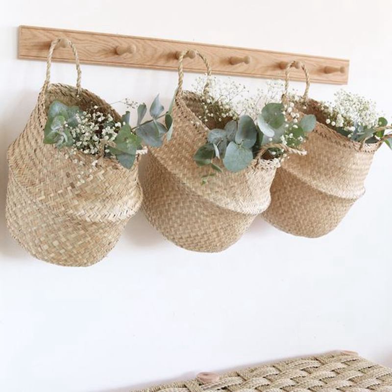 Wickerwork Handmade Seagrass Planter Basket