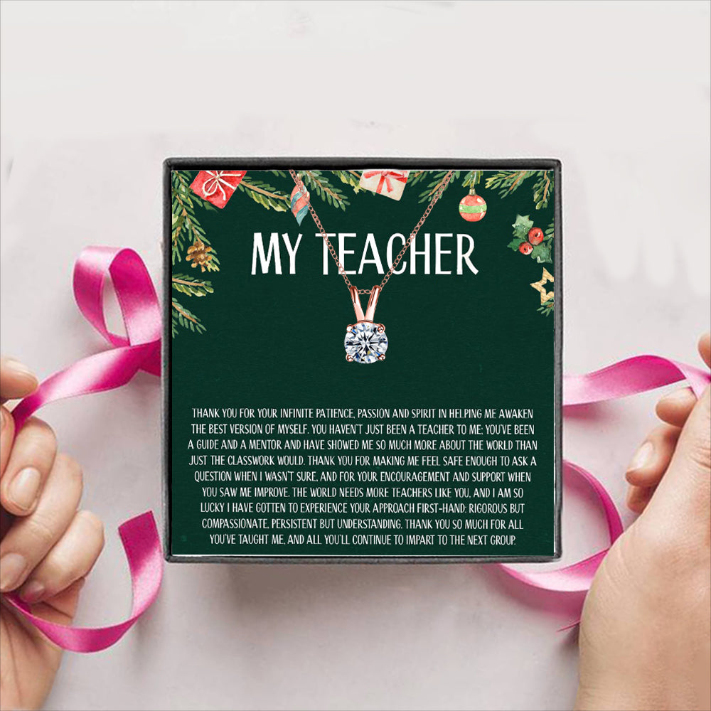 My Teacher Gift Box + Necklace (5 Options to choose from)