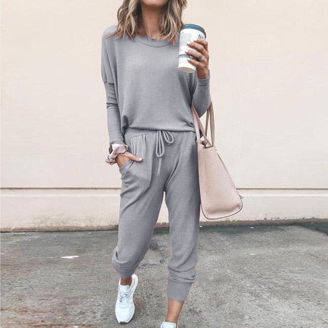 2 Pc Casual Jogger Set