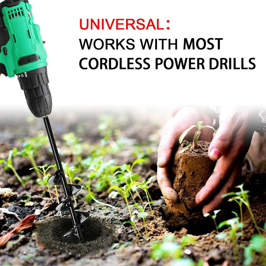 Cold Rolled Steel Blade Garden Drill Bit