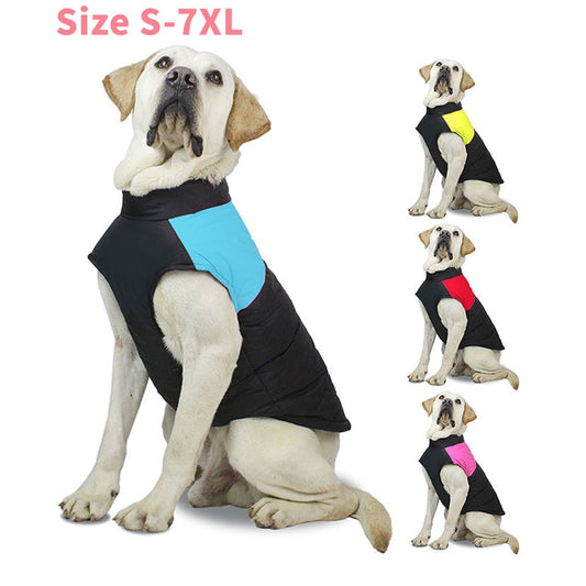 Waterproof Padded Zipper Vest for Dogs