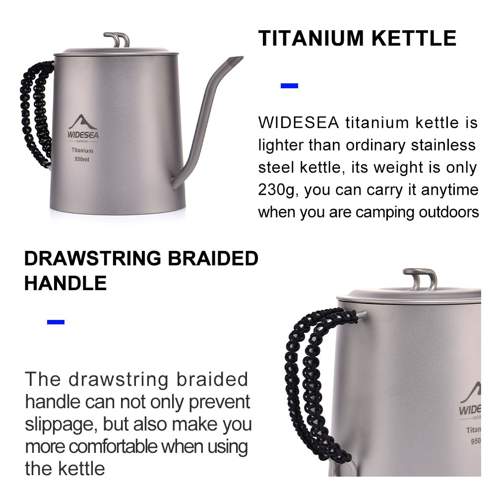 Titanium Coffee Kettle