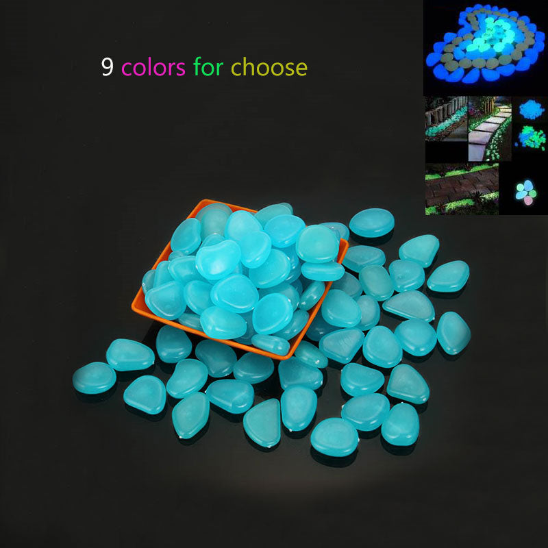 Glow In The Dark Luminous Garden Pebbles