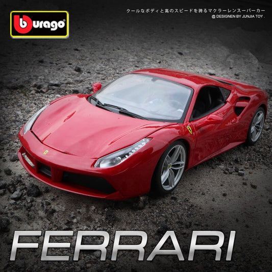 Ferrari 488 GTB Diecast Sports Car Model