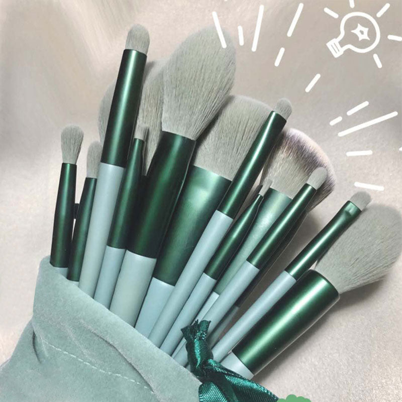 13Pc Makeup Brush Set