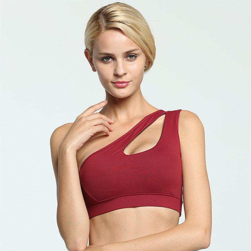 One Shoulder Athletic Crop Top