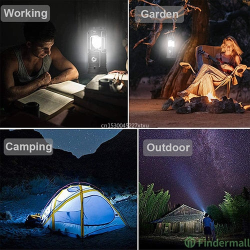 Portable Weatherproof LED Lantern With Fan