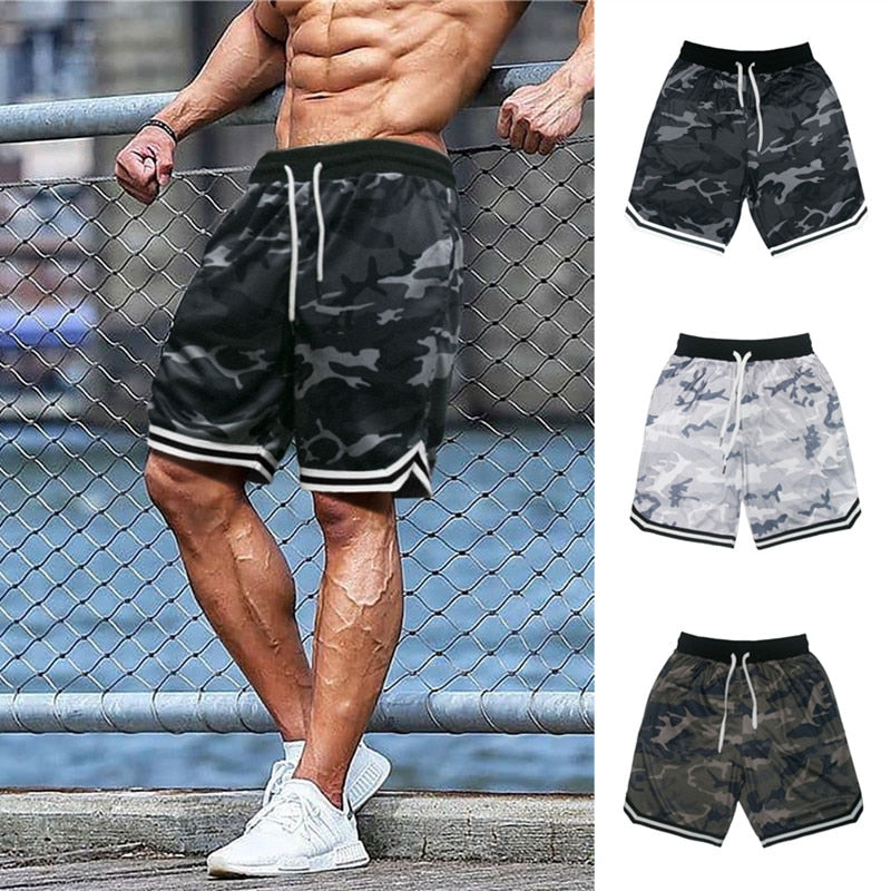 Camouflage Sports Fitness Shorts