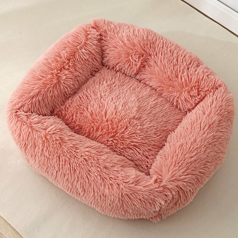 Plush Cushion Pet Bed Square