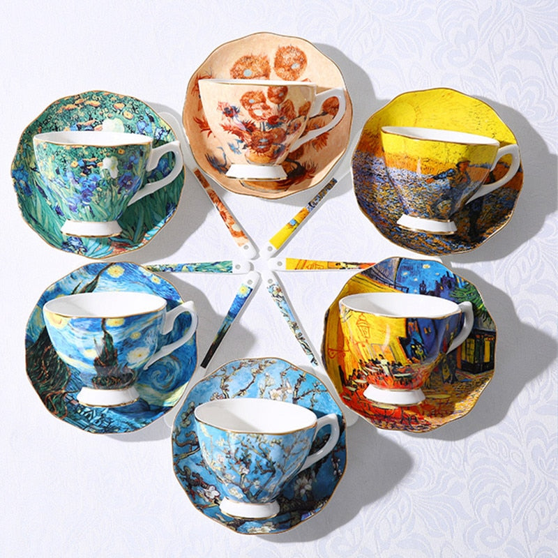 Van Gogh Tea Cup Sets