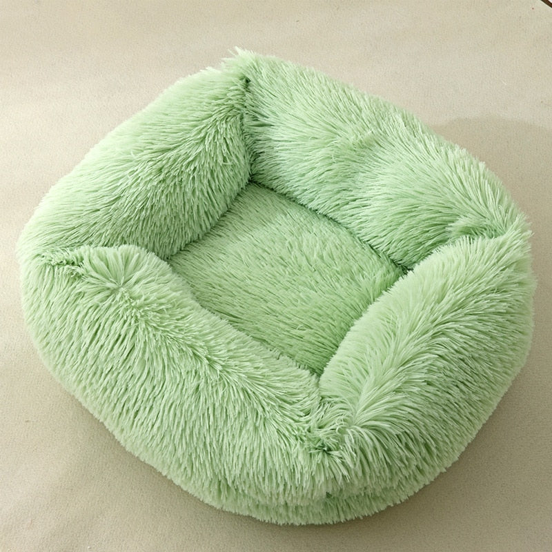 Plush Cushion Pet Bed Square