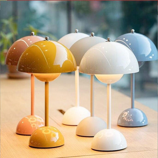 Panton Rechargeable Mushroom Table Lamp