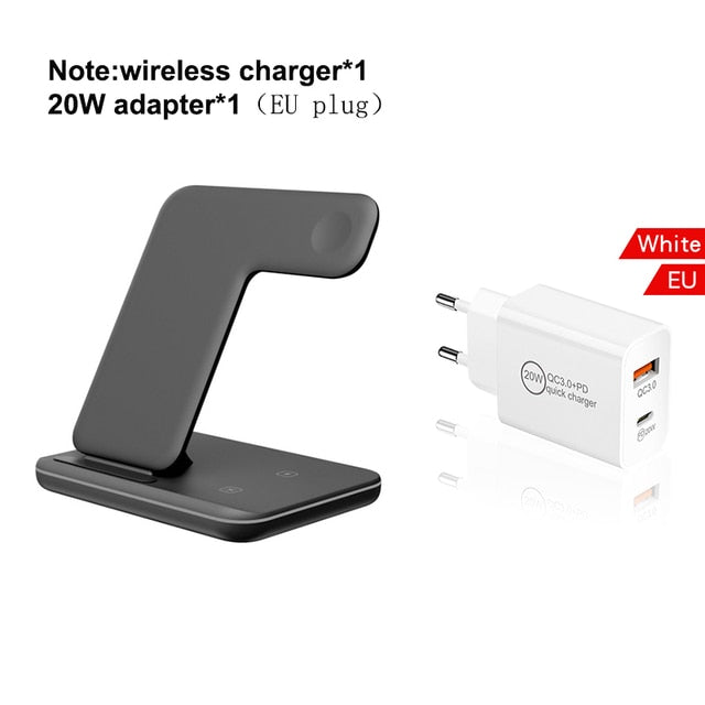 Universal 3 in 1 Wireless Charger 15W