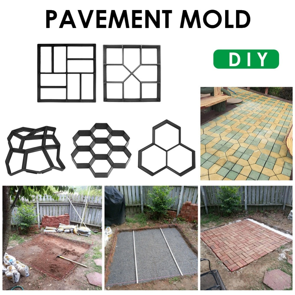 DIY Garden Paving Molds