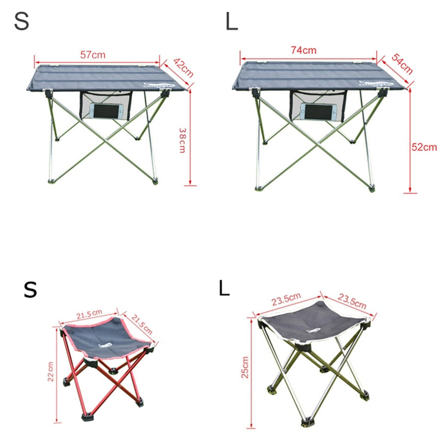 Camping Foldable Table & Stool