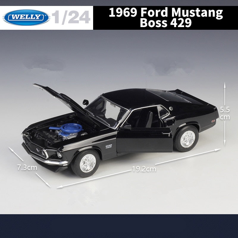 Mustang Boss 429 Diecast Sports Car Model