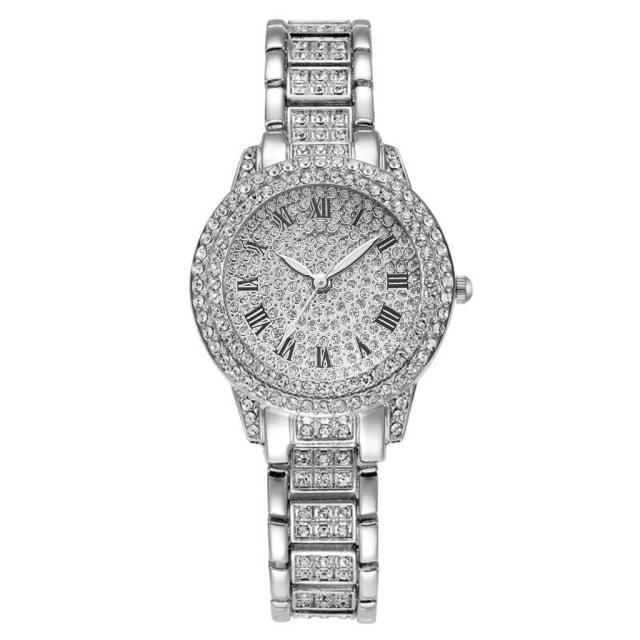 Crystal Watch and Bracelet Set