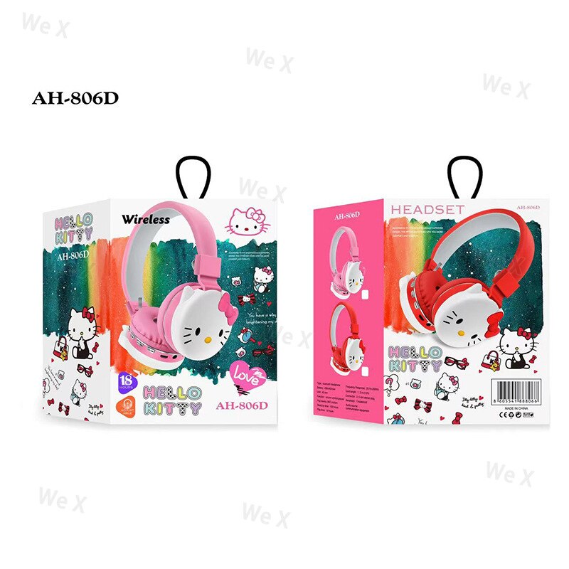 Cute Hello Kitty Wireless Bluetooth Headphone