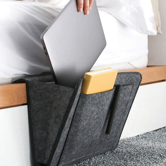 Felt Bedside Storage Bin