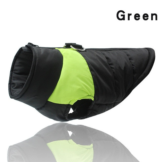 Waterproof Padded Zipper Vest for Dogs