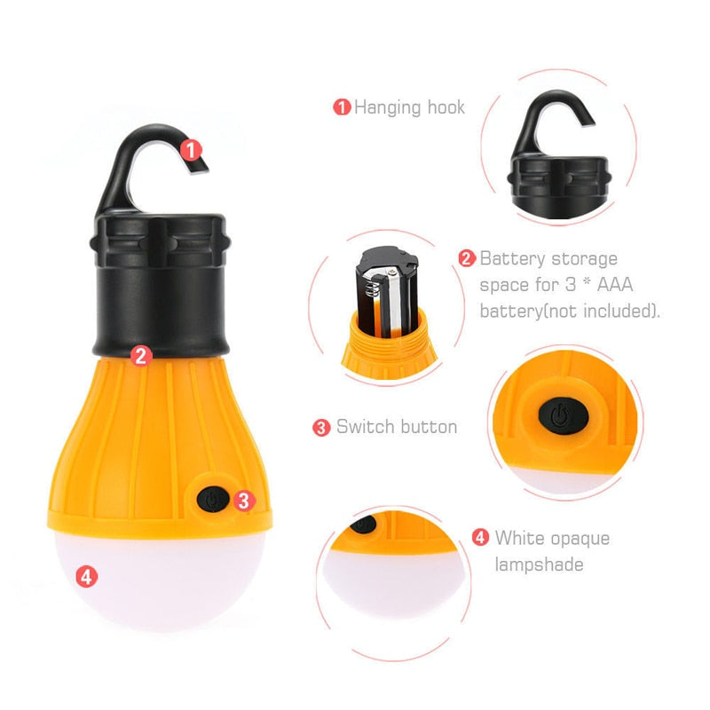 Portable LED Bulb Camping Light