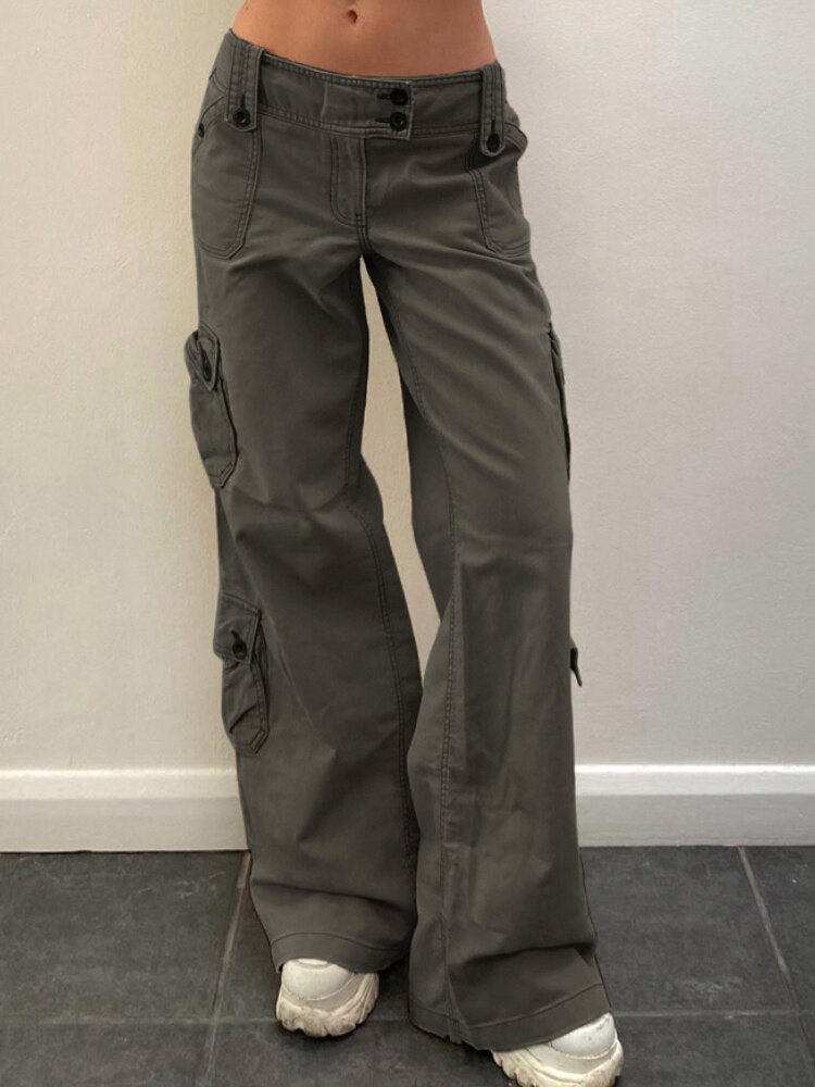 Low Rise Cargo Pants