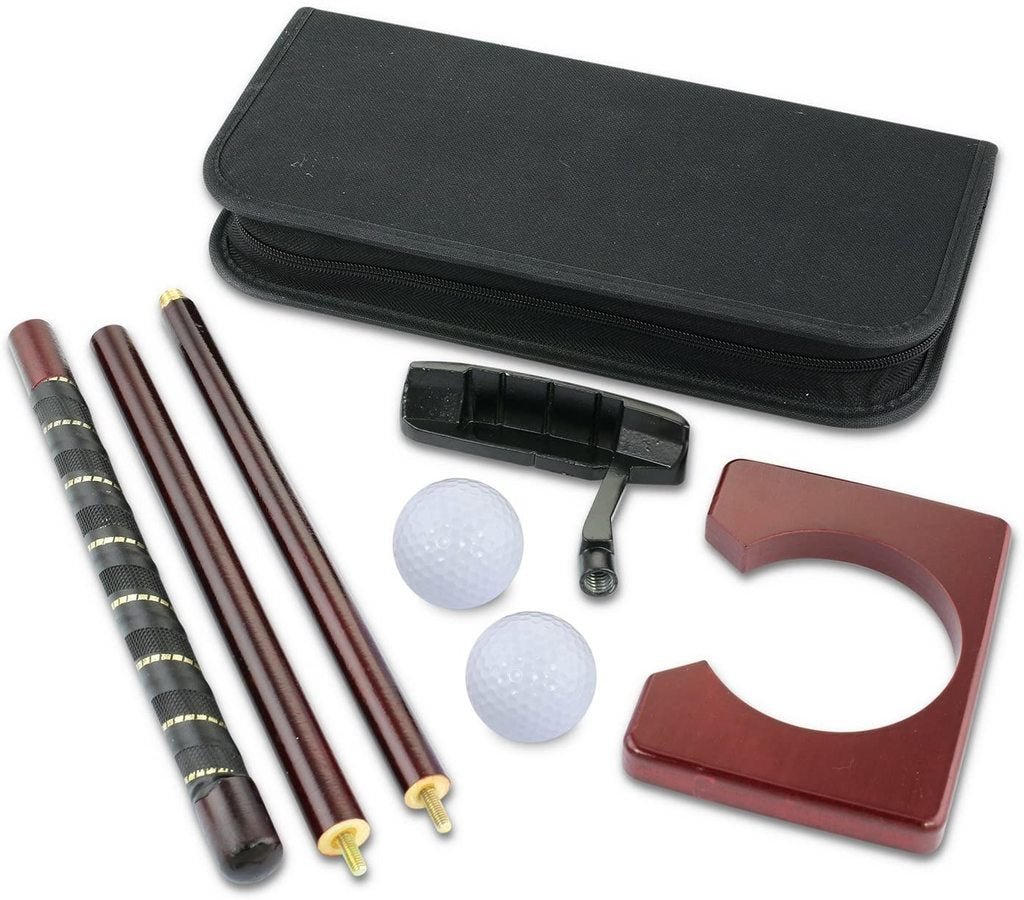 4Pc Portable Practice Golf Putter Kit