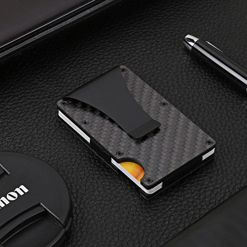 Enjoy safety, privacy and security with our Carbon Fiber RFID Wallet. Convenience and elegance meet security in this slim fit wallet. Free Express Shipping.