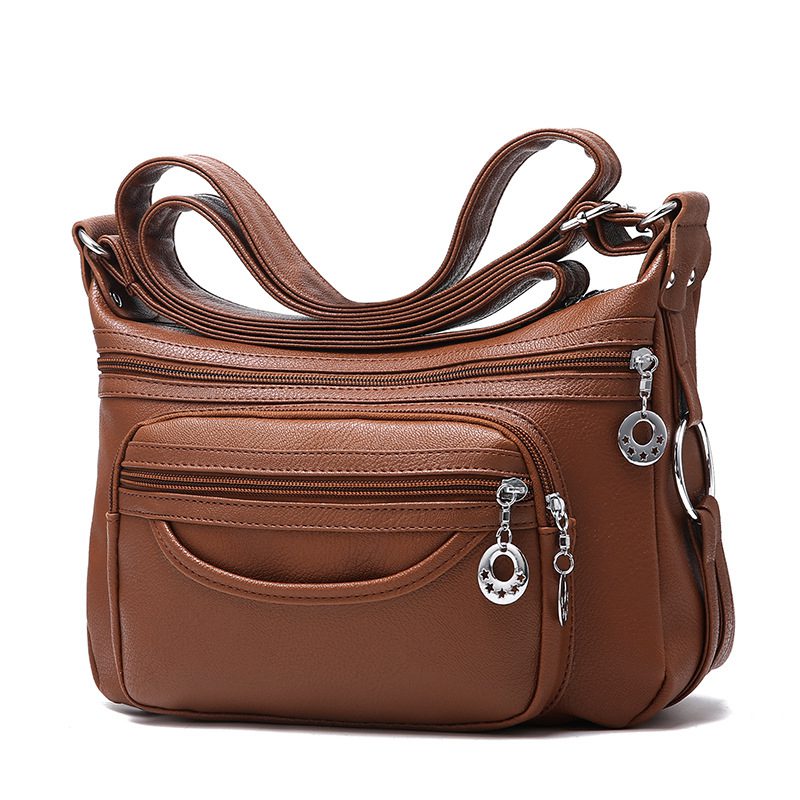 Everyday Wear Leather Shoulder Bag. Made from premium leather, these shoulder bags are luxurious and durable, with a spacious interior. Color options.