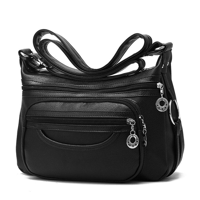 Everyday Wear Leather Shoulder Bag. Made from premium leather, these shoulder bags are luxurious and durable, with a spacious interior. Color options.