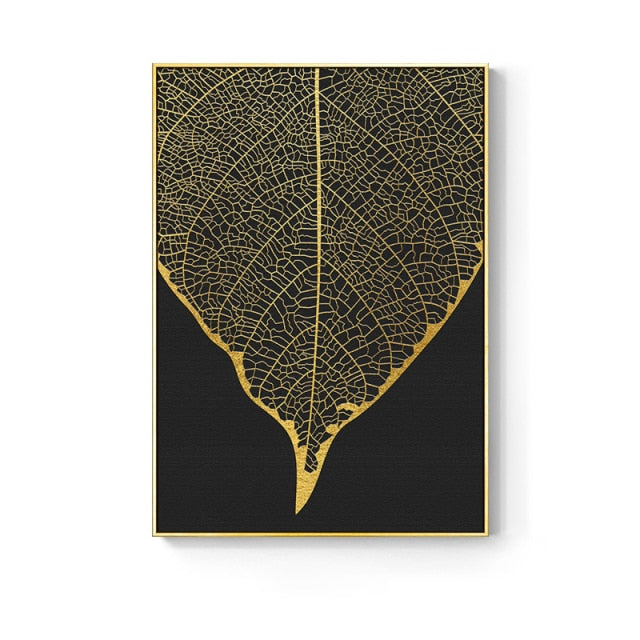 Add sparkle to any space with any one or more of our Golden Giclee Canvas Prints. These bold golden abstracts compliment your contemporary design aesthetic