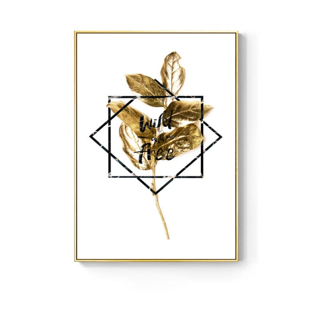 Add sparkle to any space with any one or more of our Golden Giclee Canvas Prints. These bold golden abstracts compliment your contemporary design aesthetic