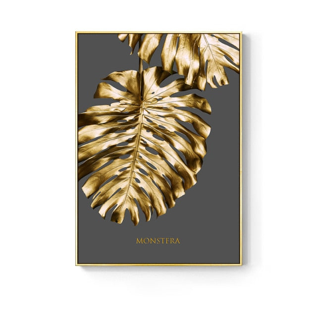 Add sparkle to any space with any one or more of our Golden Giclee Canvas Prints. These bold golden abstracts compliment your contemporary design aesthetic