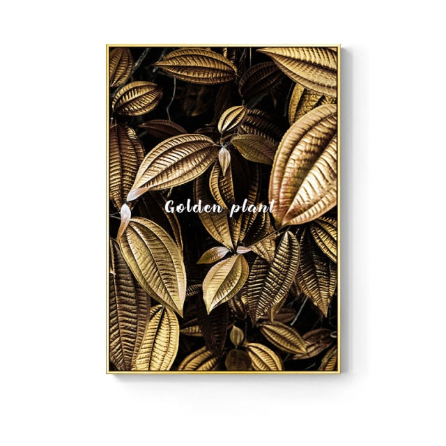 Add sparkle to any space with any one or more of our Golden Giclee Canvas Prints. These bold golden abstracts compliment your contemporary design aesthetic