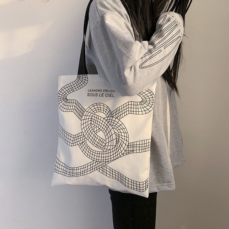 Spice up your eco-friendly lifestyle with any one or more of our Graphic Printed Canvas Tote Bags. Roomy and comfortable to wear. Your friends will be green with envy.