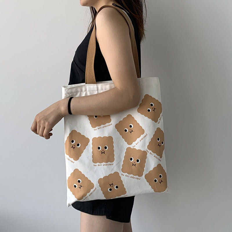 Spice up your eco-friendly lifestyle with any one or more of our Graphic Printed Canvas Tote Bags. Roomy and comfortable to wear. Your friends will be green with envy.