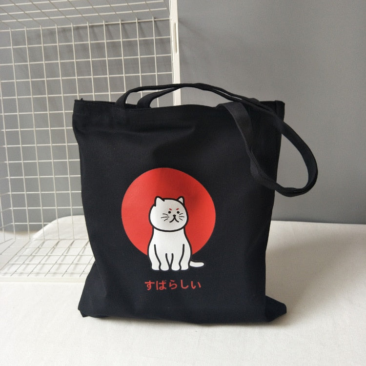 Spice up your eco-friendly lifestyle with any one or more of our Graphic Printed Canvas Tote Bags. Roomy and comfortable to wear. Your friends will be green with envy.