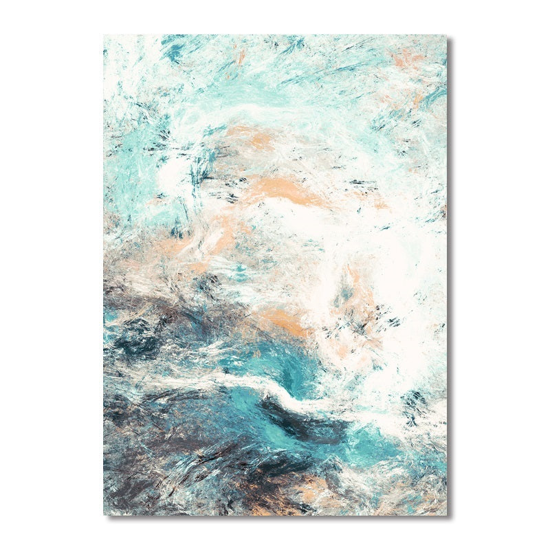 Add a little more style to any space with any one or more of these Modern Simplicity Abstract Canvas Paintings. Unframed.