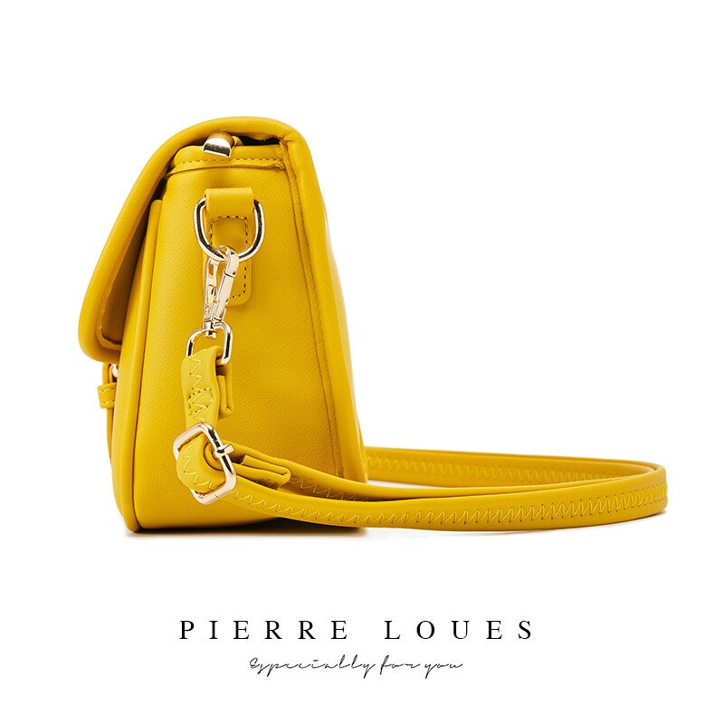 Pierre Loues Crossbody Handbag. With six vibrant colors to choose from, you might be tempted to get two. And at this value, why not?  Ample room for your necessities. Stylish accessory. 