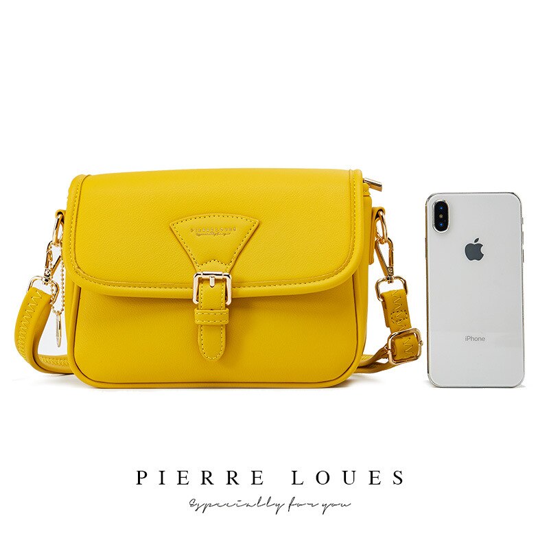 Pierre Loues Crossbody Handbag. With six vibrant colors to choose from, you might be tempted to get two. And at this value, why not?  Ample room for your necessities. Stylish accessory. 